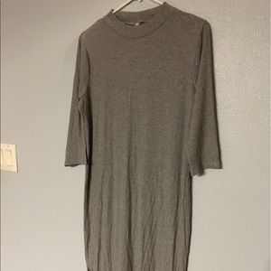 ASOS Gray Midi Dress