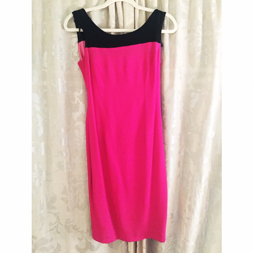 Vintage scoop back bow midi dress