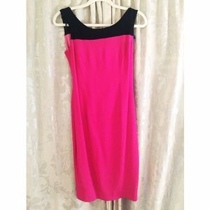 Vintage scoop back bow midi dress