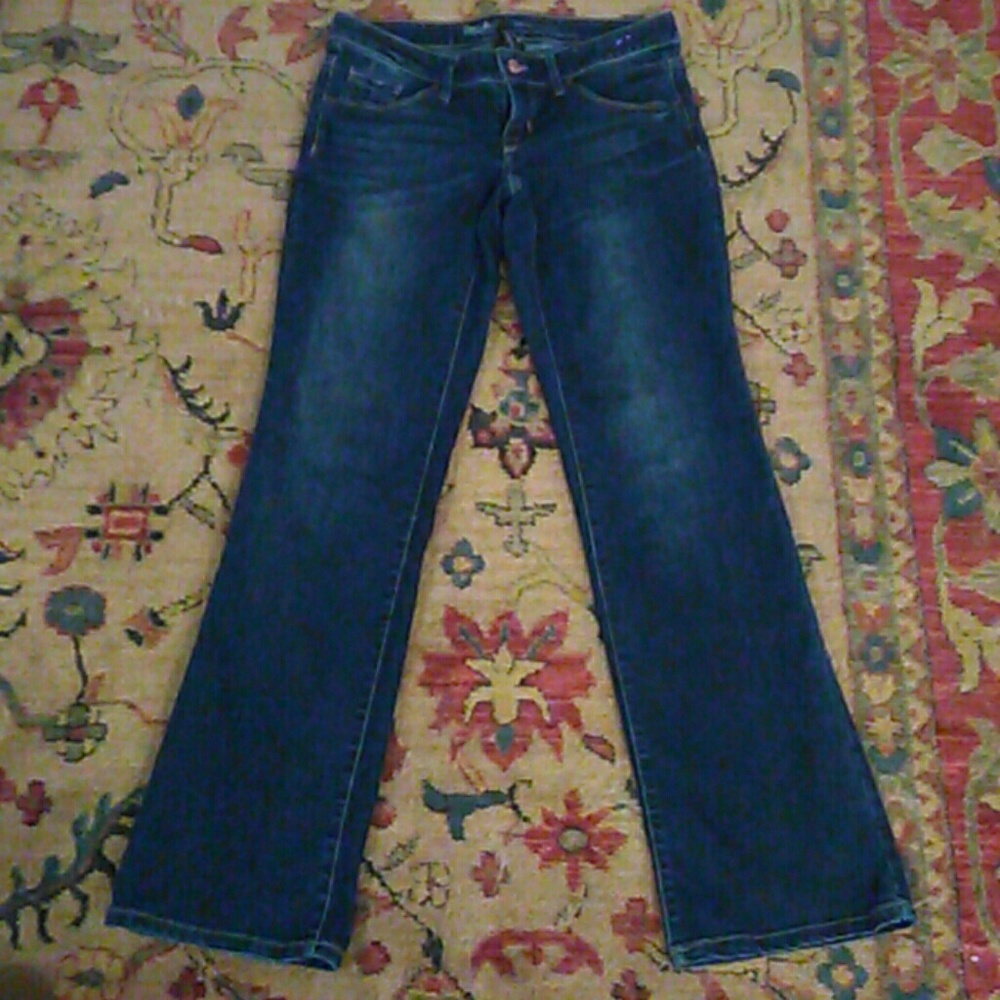 Dark blue jeans