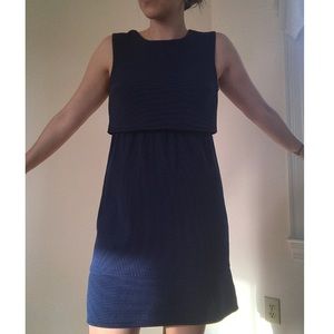 Vintage inspired pinstriped dress