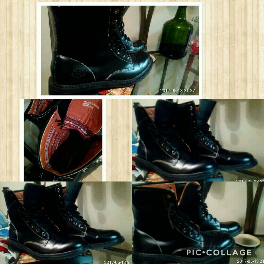 Mens combat boots