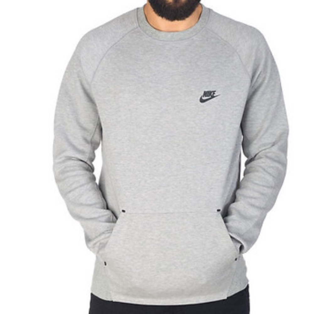 Mens Nike tech crew neck sweatshirt