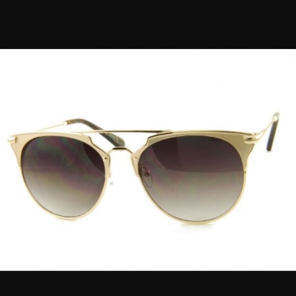 "Zena" High Fashion Brow Bar Aviators - Picture 2 of 2