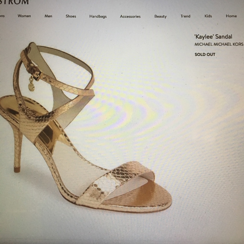 Michael Kors 'Kaylee' Heeled Sandal