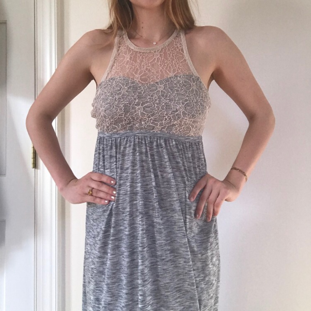 Lace maxi dress