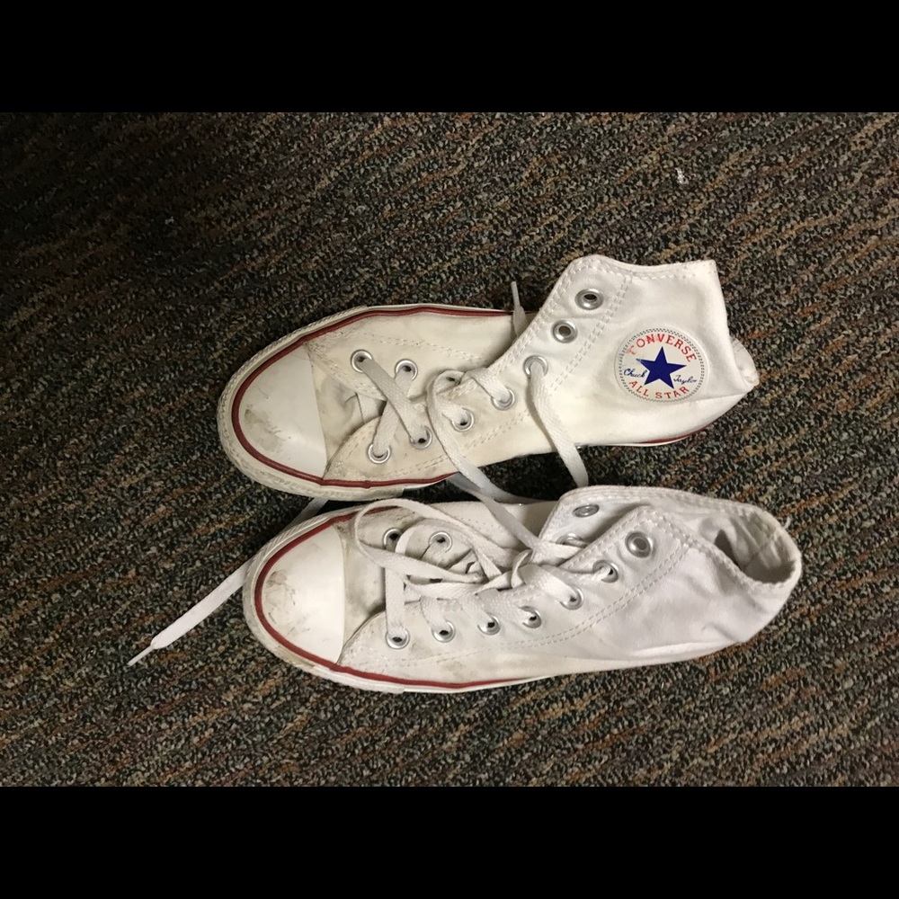 White high top Converse