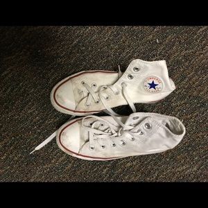 White high top Converse