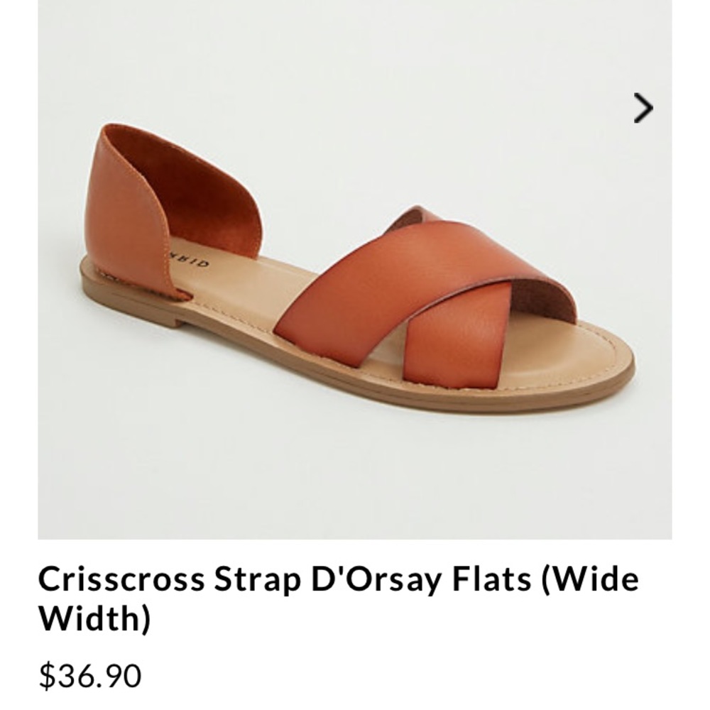 torrid d'orsay criss cross sandals