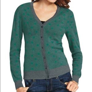 Green cardigan