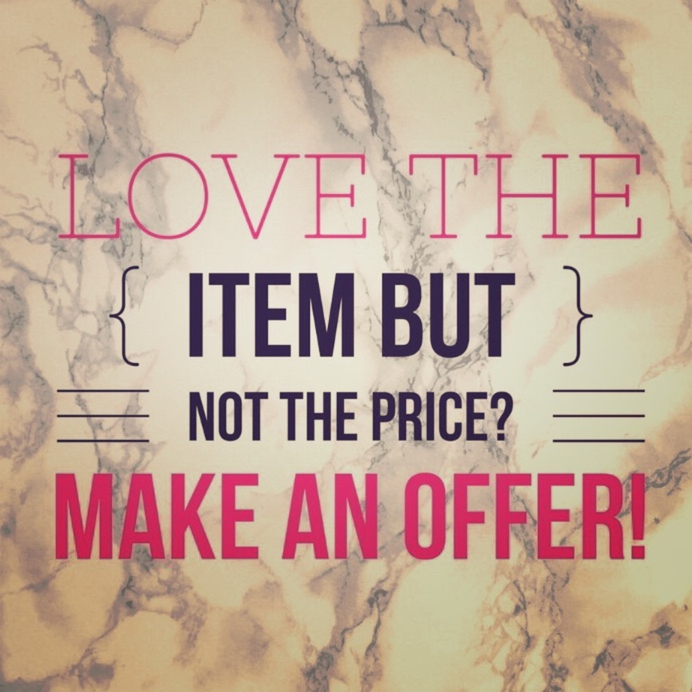 Love the item but not the price💫 make me an offer