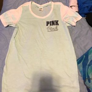 VS light green shirt