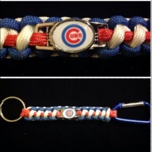 Chicago Cubs Paracord Key Chain