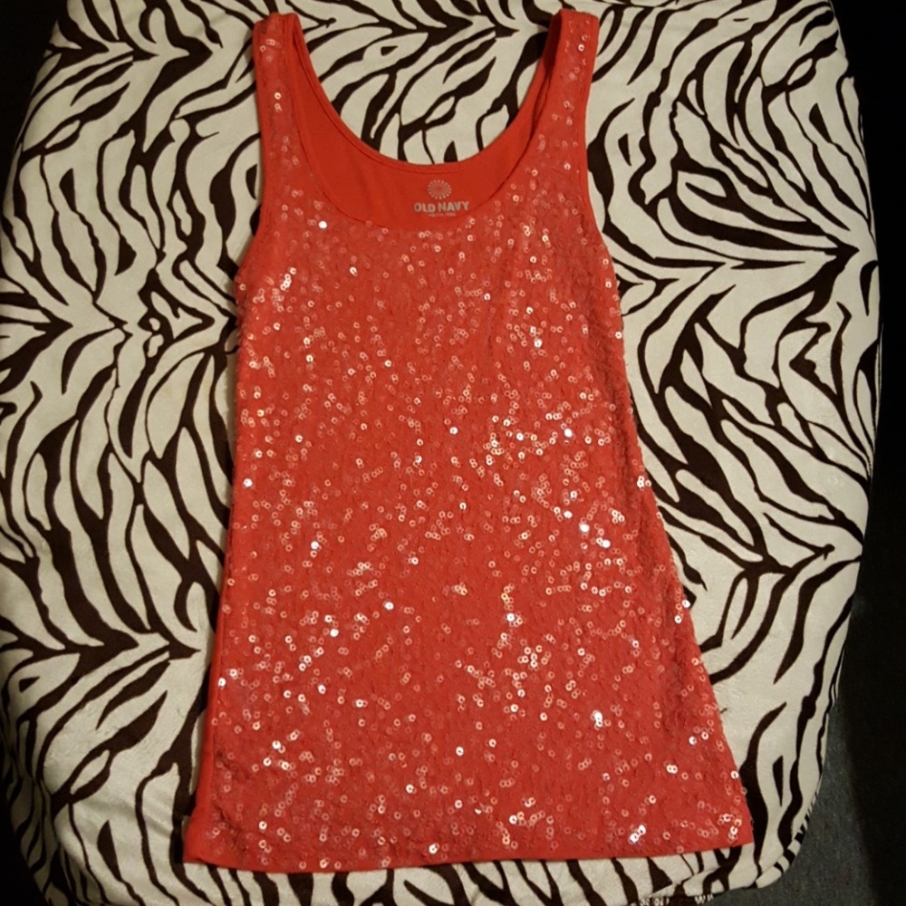 Old Navy Sequin Tank Top