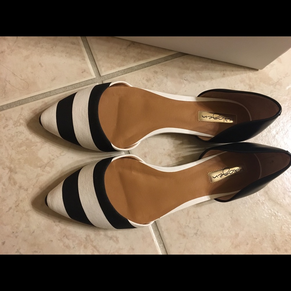 24 hr drop! Halogen Striped Flats