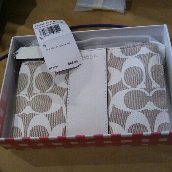 Coach Handbags - Coach gift box small wristlet