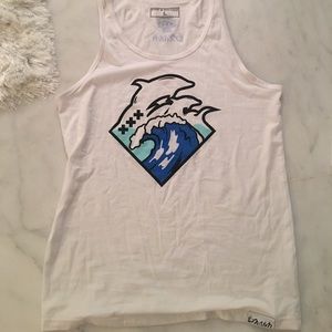 Pink dolphin tank top