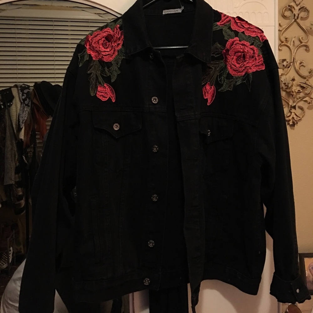 Carnage Rose Denim Jacket