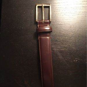 Brooks Brothers maroon-brown belt size 36