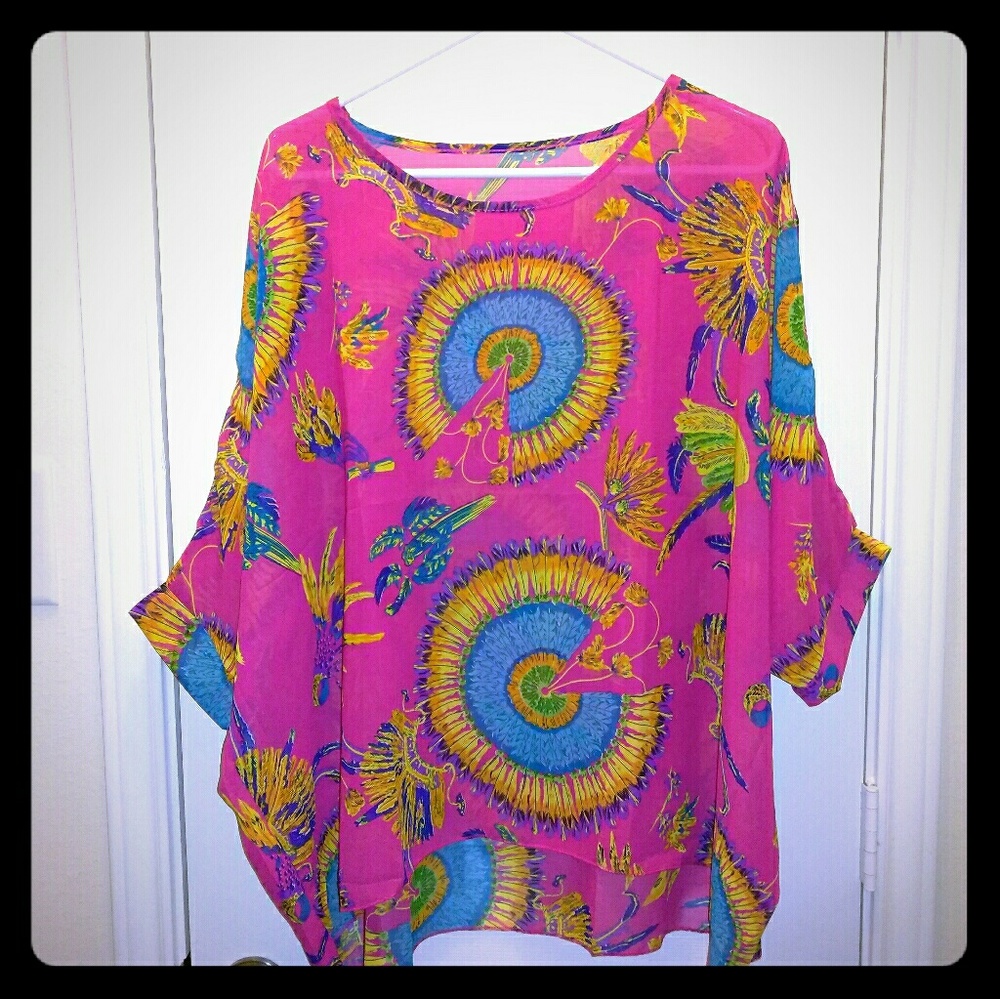 Batwing Blouse Loose Pretty Chiffon tops