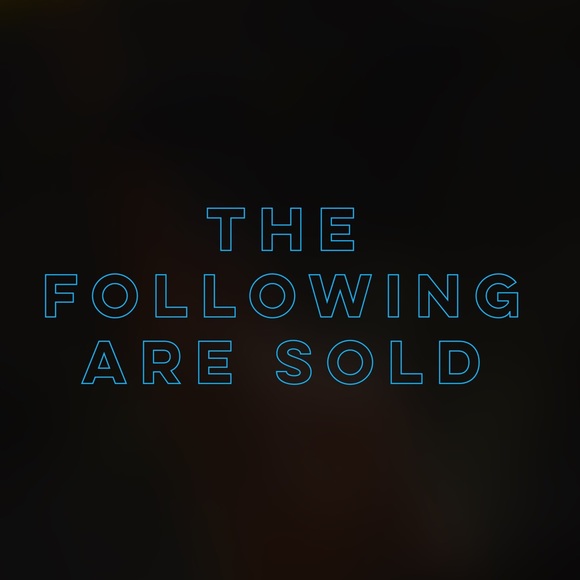 THE ITEMS FOLLOWING THIS PICTURE ARE SOLD - Picture 1 of 1