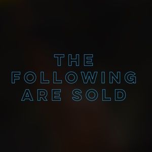 THE ITEMS FOLLOWING THIS PICTURE ARE SOLD