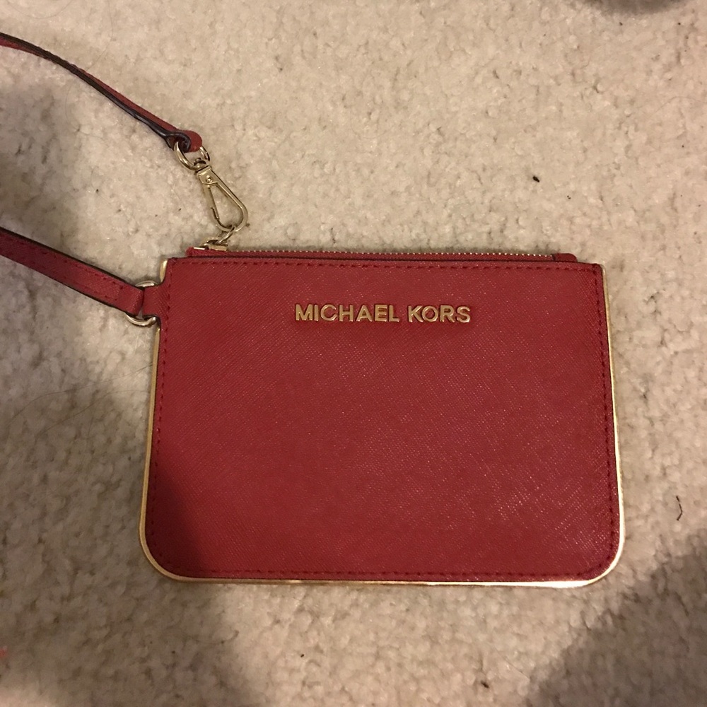 Michael kors card holder wristlet (sold)