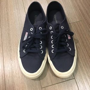 Superga navy sneakers size 8.5