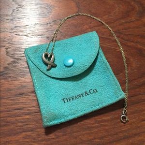 Tiffany and Co. Silver Loving Heart Necklace