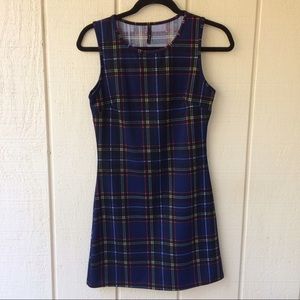 PLAID CLUELESS INSPO MINI DRESS