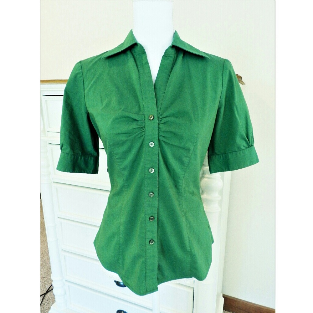 Green button shirt size Small