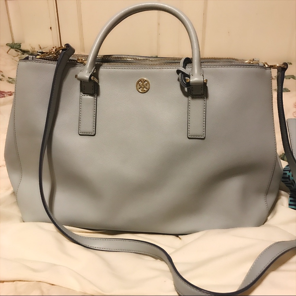 Tory Burch Robinson Double Zip Tote