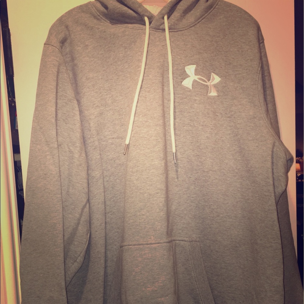 Men's 2XL Grey Under Armour Hoodie