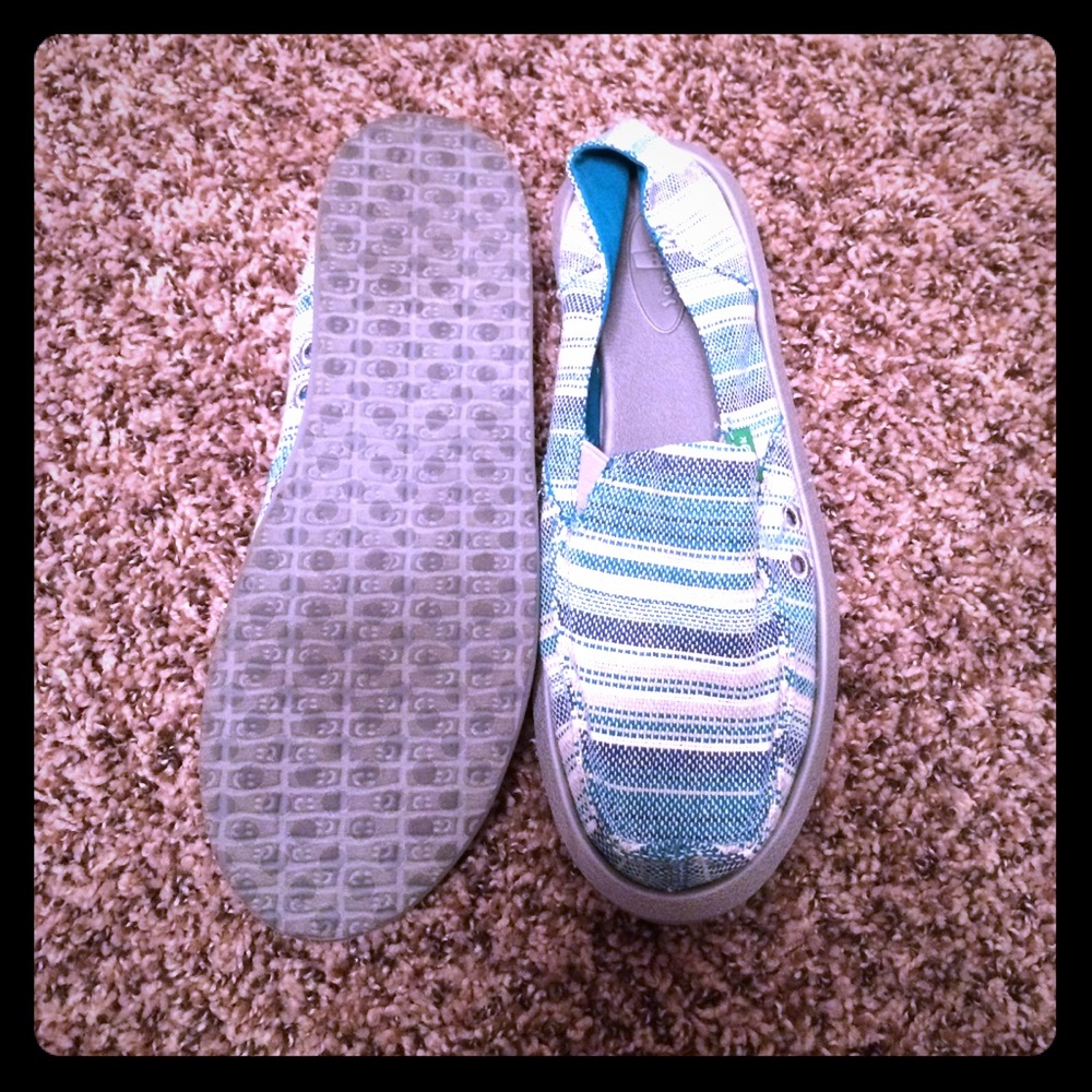 Sanuk slip on shoes. FINAL DROP!