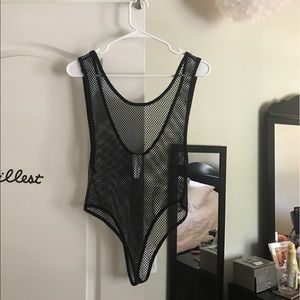Fish net body suit // never worn