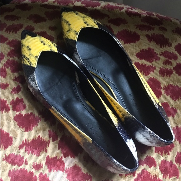 Sandro Flats snake. 100% real leather - Picture 2 of 8