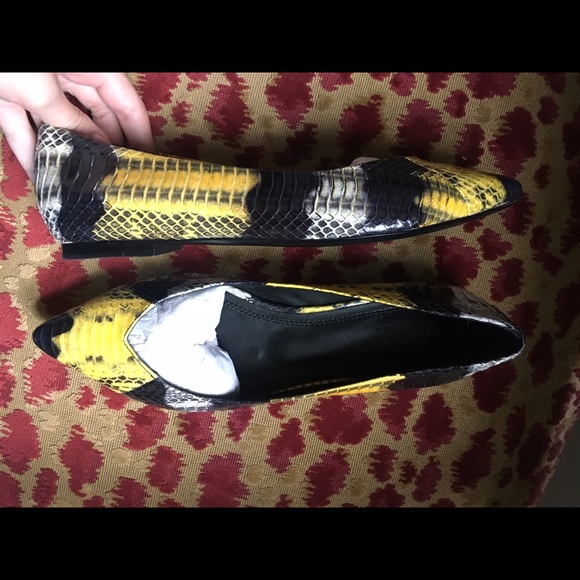Sandro Flats snake. 100% real leather - Picture 3 of 8