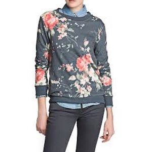 Saturday Sunday anthro floral sweatshirt