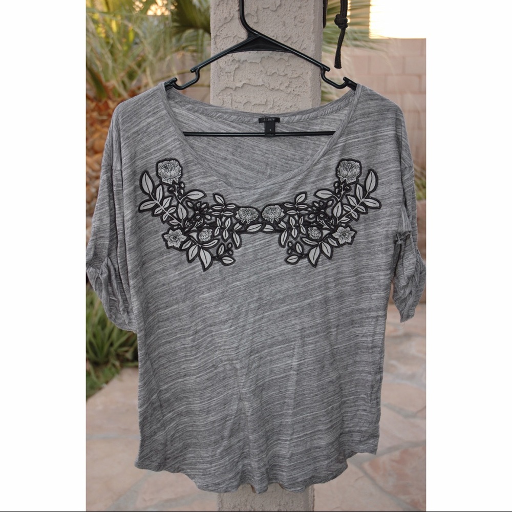 JCrew Quarter Sleeve Top