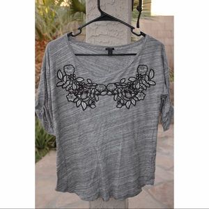 JCrew Quarter Sleeve Top