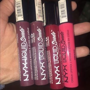 NYX liquid suede lipsticks