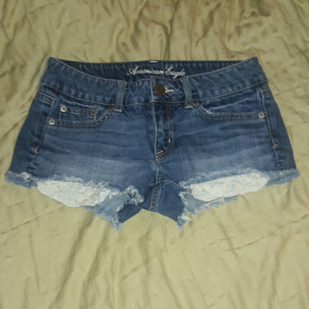 American eagle jean shorts