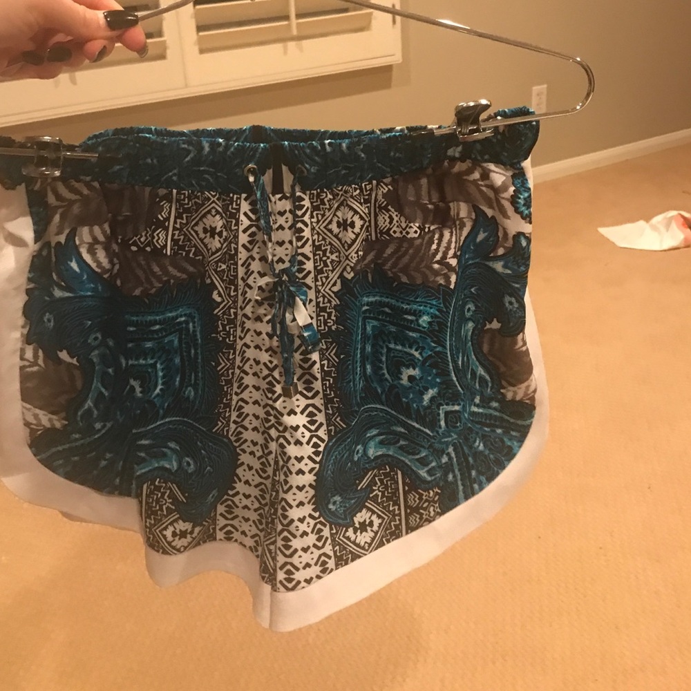 Silky vibrant shorts from Bebe!