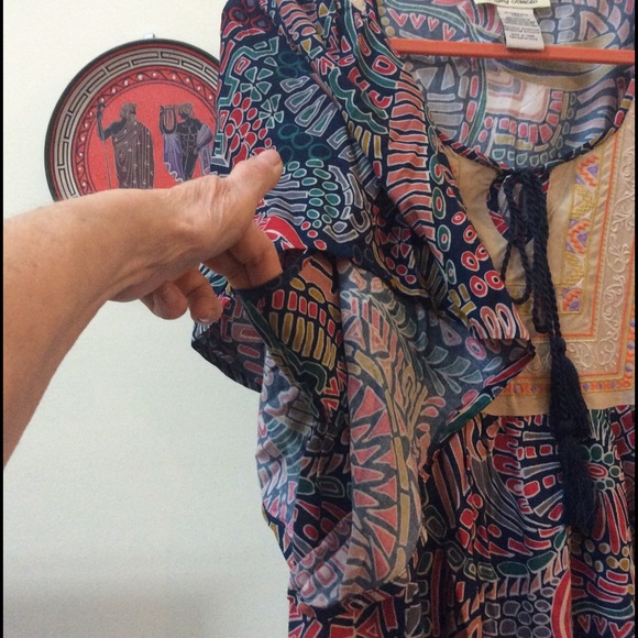 Flying Tomato Boho Embroidered Peasant Blouse 🌺🌹 - Picture 6 of 7