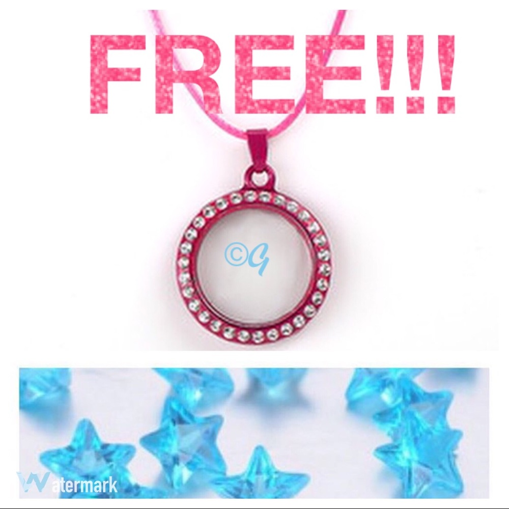 💝⭐️COLORED Floating Locket.