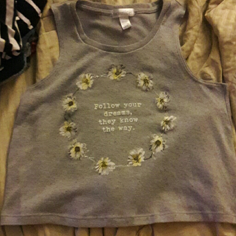 Rocker girl tank top, size large,