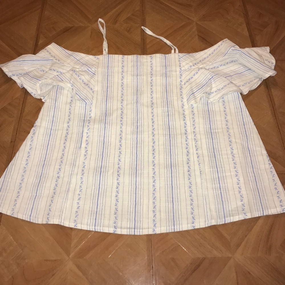 Off shoulder 2 strap top