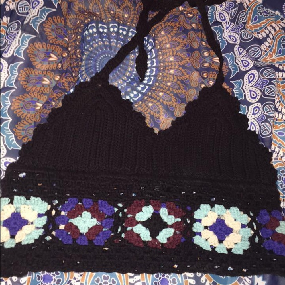 Crochet crop top