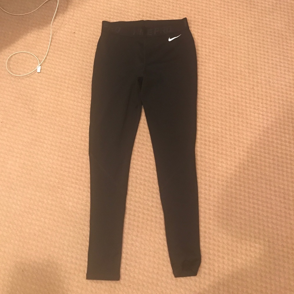 Nike Pro leggings, fleece inside