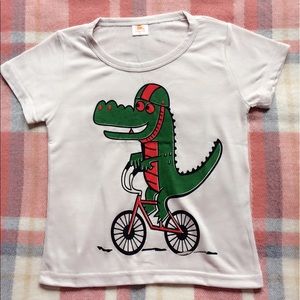 NEW Fun Croc Biker Cute Kids' T-shirts